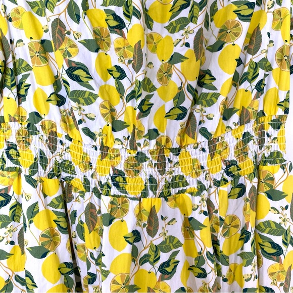 Boden Yellow and Green Floral Maxi Dress - Picture 8 of 12